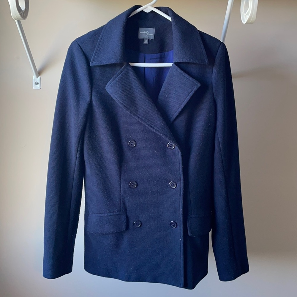 Market & Spruce Riga Ponte Peacoat Jacket